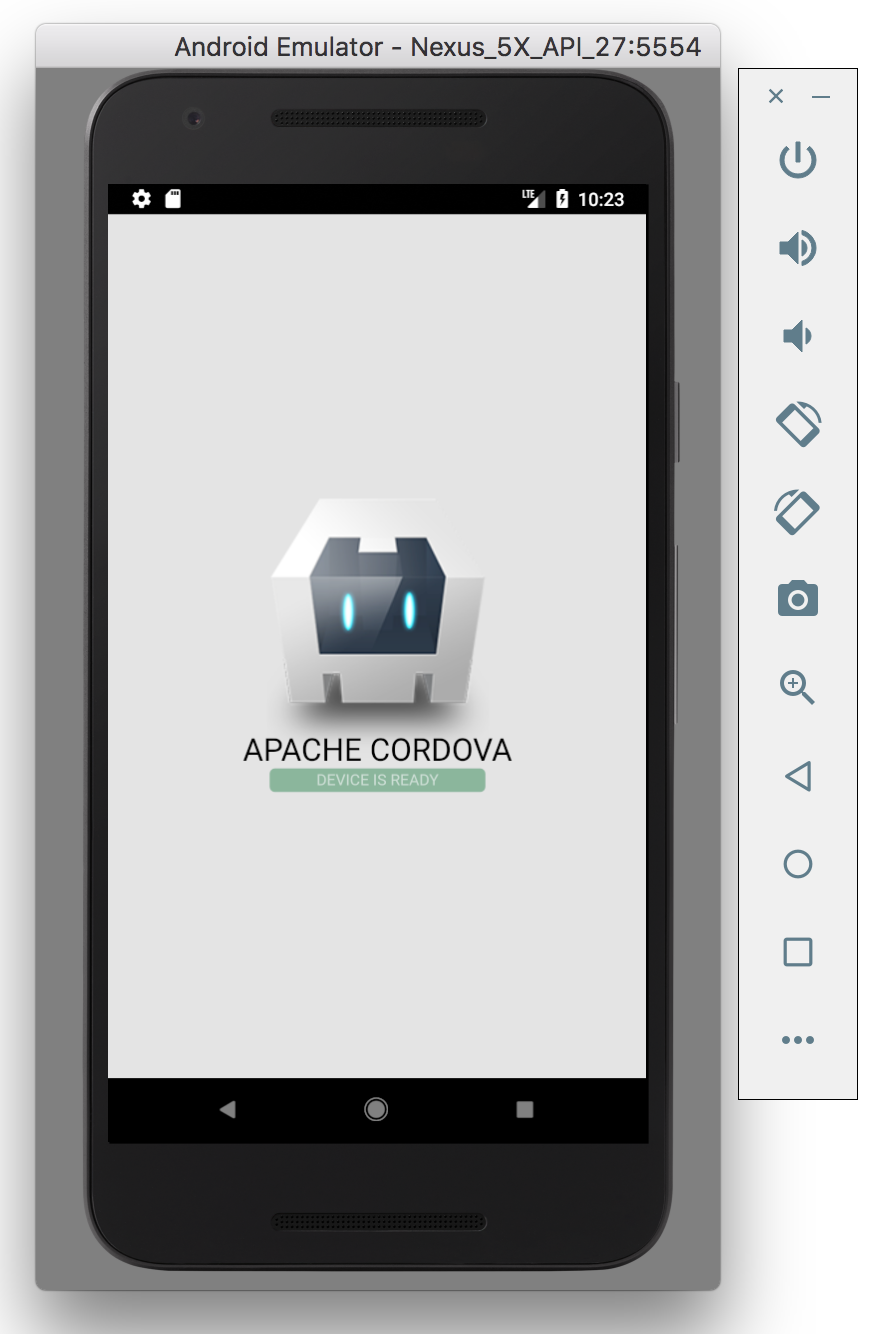 add emulator in cordova mac