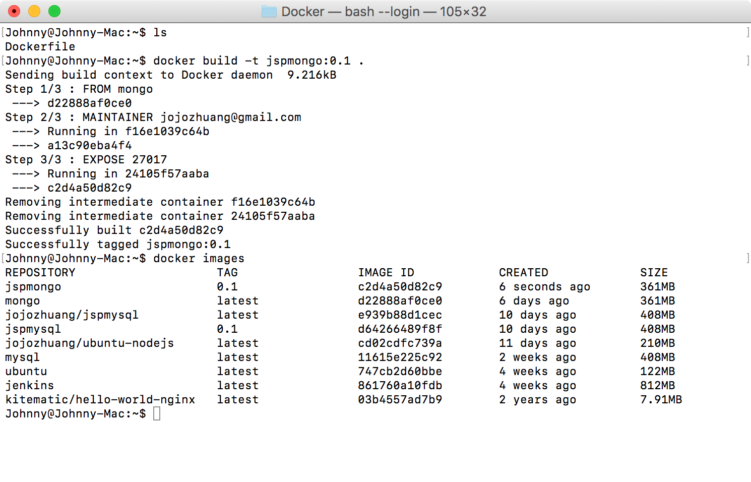 Creating MongoDB Image With Dockerfile Https jojozhuang github io