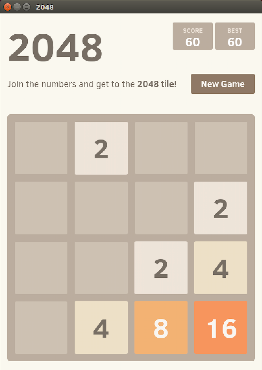 GitHub - mevdschee/2048.c: Console version of the game 2048 for
