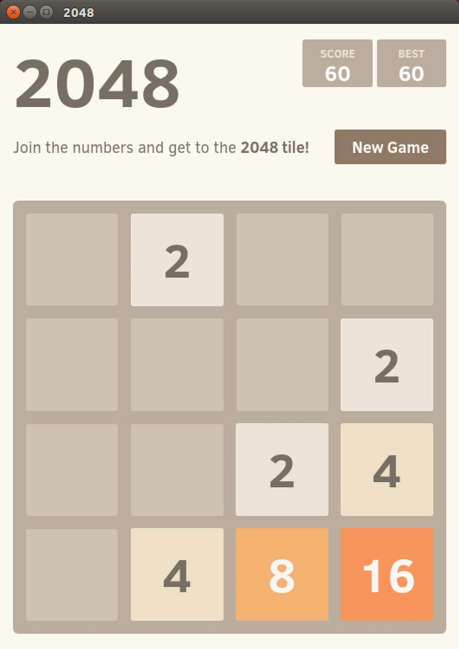 Game 2048(Electron) @ https://jojozhuang.github.io