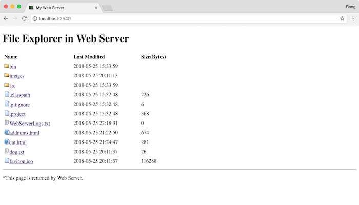 Web Server(Java)